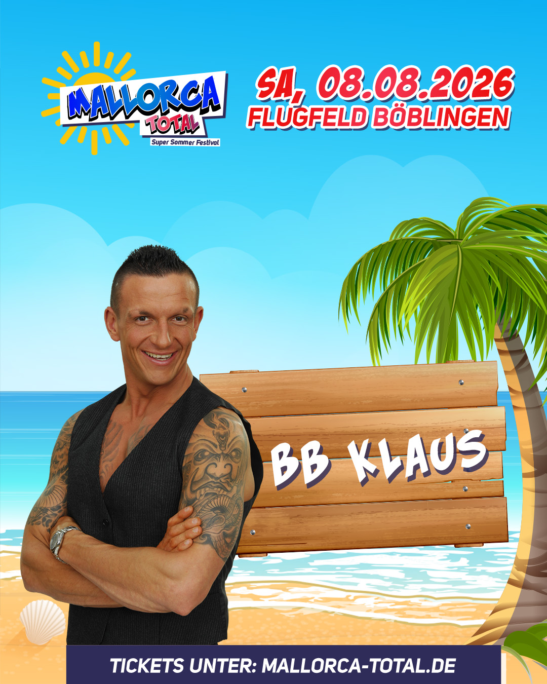 BB Klaus live bei Mallorca Total 2026