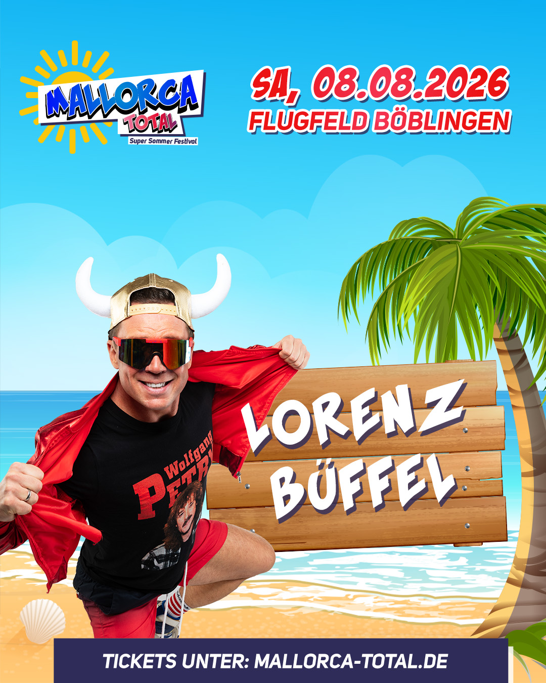 Lorenz Büffel live bei Mallorca Total 2026