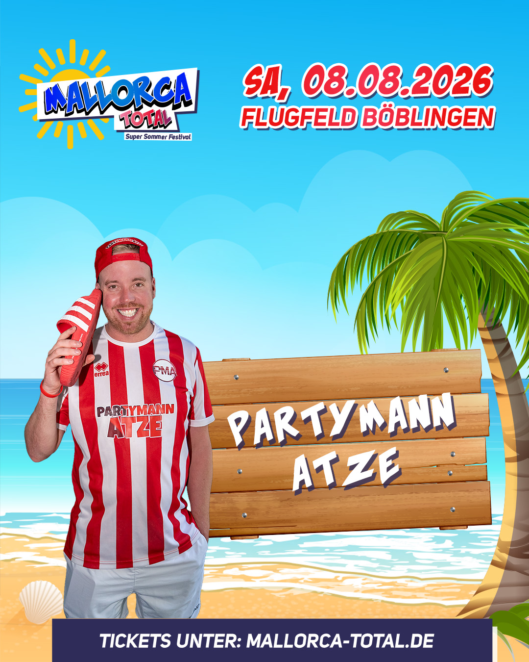 Partymann Atze live bei Mallorca Total 2026